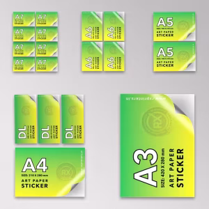 Cart 1 Sticker Multicolor Printing